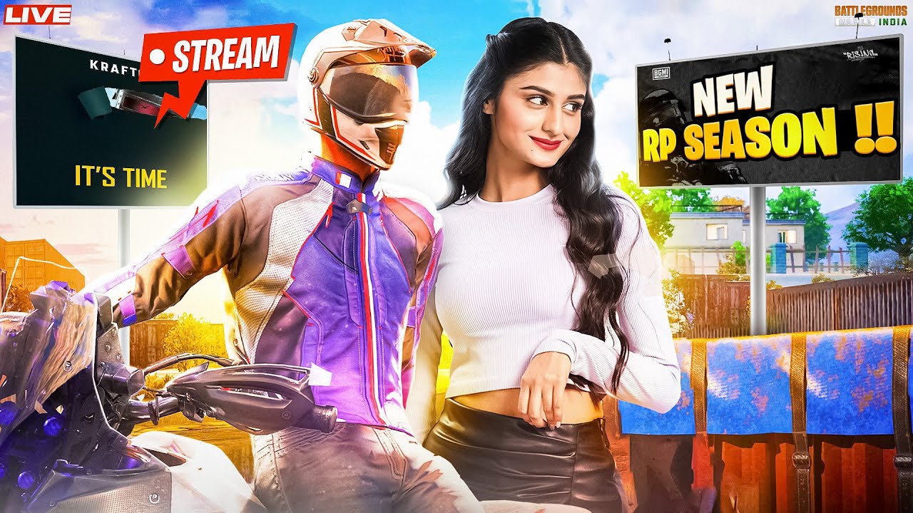 BGMI NEW ROYALE PASS IS HERE! | PAYAL IS LIVE 😍😘