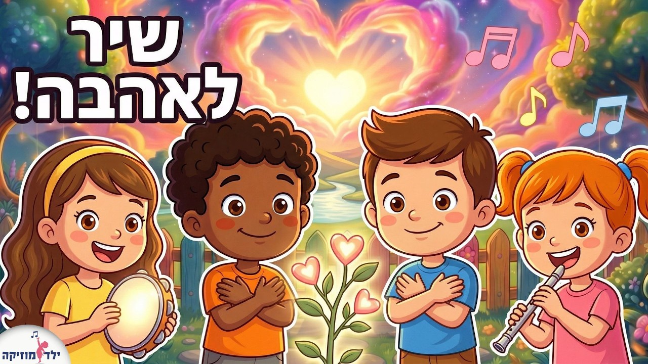 שיר לאהבה בשפת הסימנים | יחד לב אל לב | שיר מרגש על חברות לילדים בגן ...