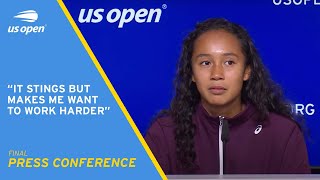 Leylah Fernandez Press Conference | 2021 US Open Final
