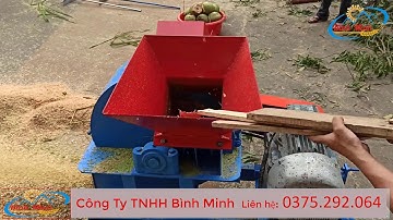 Máy băm gỗ Bình Minh