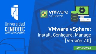 Curso: VMware vSphere Install, Configure, Manage Versión 7 0