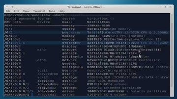 Hardware information on Linux