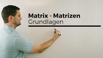 Wie stellt man Matrizen auf?