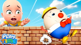 Humpty Dumpty Sat On A Wall + Wheels on the Bus | Nursery Rhymes & Kids Songs