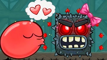 Red Ball 4 - Into The Cave Final Boss All Gold Medals - Android Gameplay Walkthrough Part 5