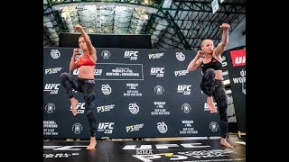 UFC 228: Valentina Shevchenko Open Workout Highlights - MMA Fighting