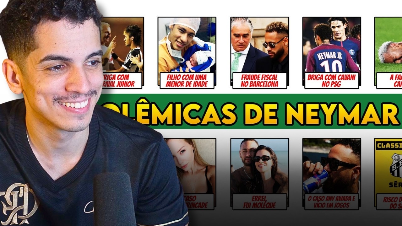 Todas as POLÊMICAS DE NEYMAR JR em 20 Minutos