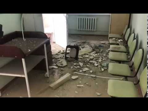 В детской поликлинике №1 в Южно-Сахалинске обвалился потолок