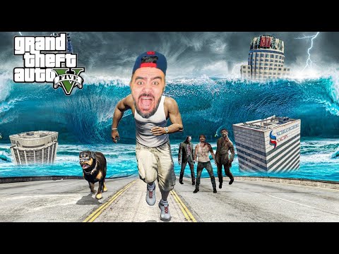 GTA 5 GERÇEK HAYAT ! Zombi tsunamisi geldi ! ÖLÜYORDUM ! #08