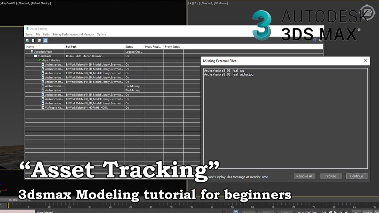 Asset Tracking Tutorial in 3dsmax - YouTube