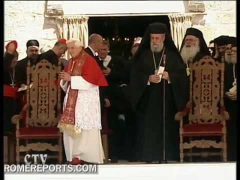 Pope calls for Christian unity in Cyprus