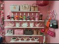 VINTAGE RETRO MCM PINK & ORANGE FUN BEDROOM TOUR | Purses, Jewelry, Lighting, Milk Glass, Mirrors!