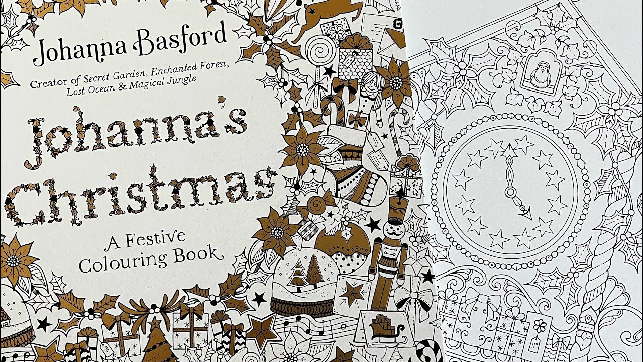 Johanna's Christmas: A Festive Coloring Book - Johanna Basford