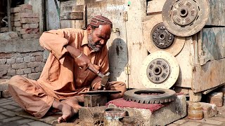 This Indigenous Man Earn Livelihood by Repairing Truck Clutch Plates