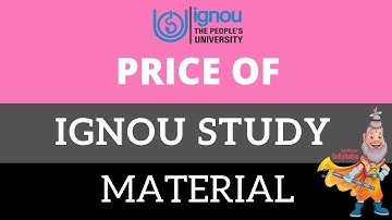 Price of IGNOU Study Material || Study Material || GullyBaba