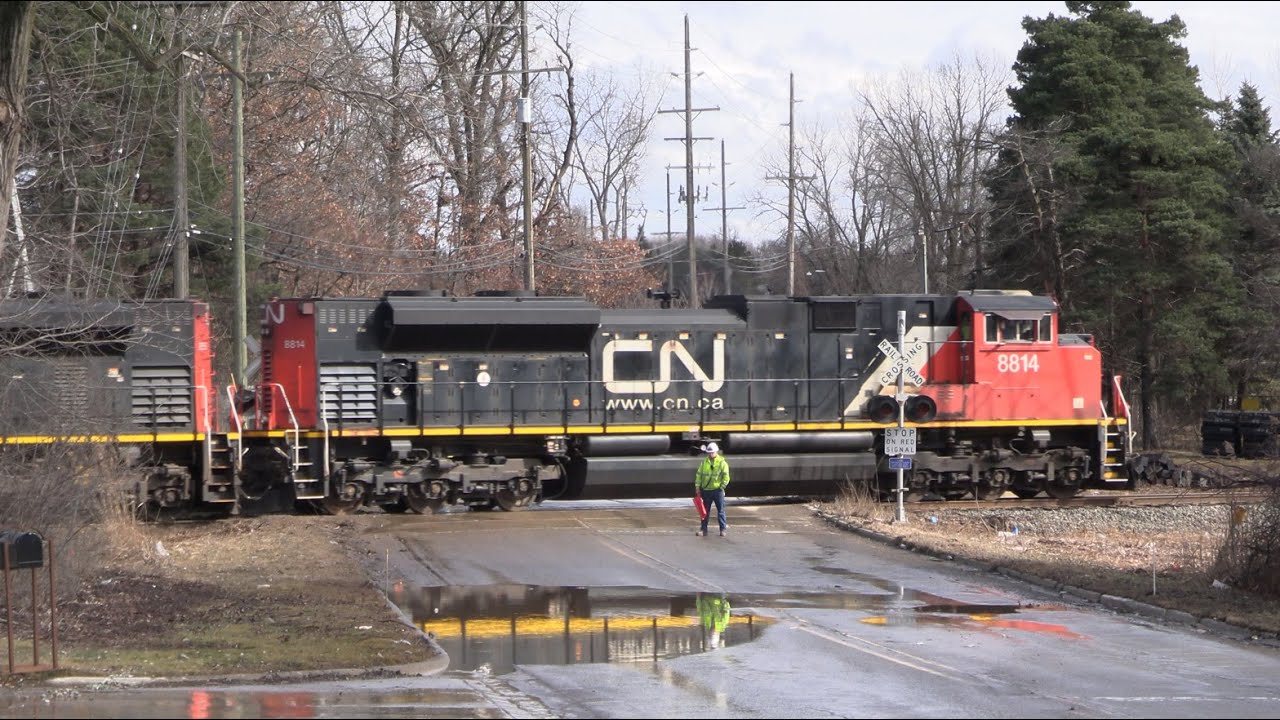 First Train in Years! | CN Rail Train Travels down the Lake Orion Branch!