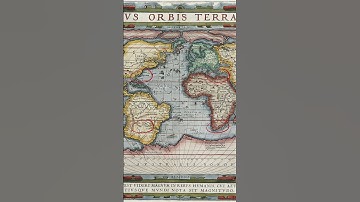 450 year old World Map by Ortelius