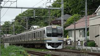 【JR】9731M E217系Y-101(旧塗装)『E217系撮影会とY101編成で巡る横須賀線ツアー号』大船〜北鎌倉