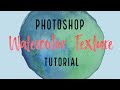 Photoshop Watercolor texture tutorial - How to clean up your scanned image