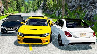 Car Overtaking Crashes Compilation 30 - BeamNG.Drive