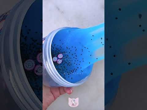 Jelly Slime ASMR 💙 Blue Dragonfruit Jelly from Pilot Slime