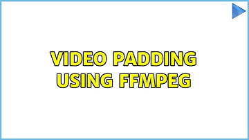 Video padding using ffmpeg