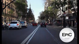 Avenida Entre Ríos desde el Auto - Buenos Aires, Argentina (HD)