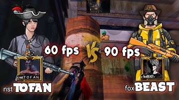 STAR Captain Inspiration | TDM Player foxBEAST vs nstTOFAN 1v1 TDM | 90fps vs 60 Fps