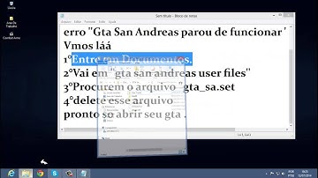Tutorial : Como Resolver Erro Gta San Andreas 