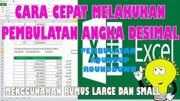 Cara Cepat Melakukan Pembulatan Angka Desimal di Microsoft Excel