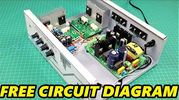 DIY 200W Stereo Audio Amp with Transformer less Supply at Home