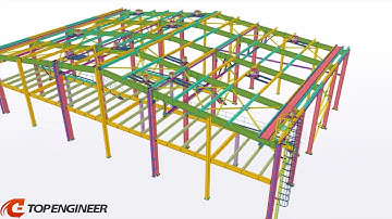 36 Warehouse in Tekla Structures