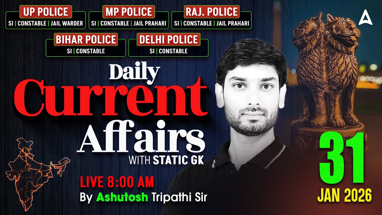 Current Affairs Today | 31 Jan Current Affairs 2026 | UP Police Current ...
