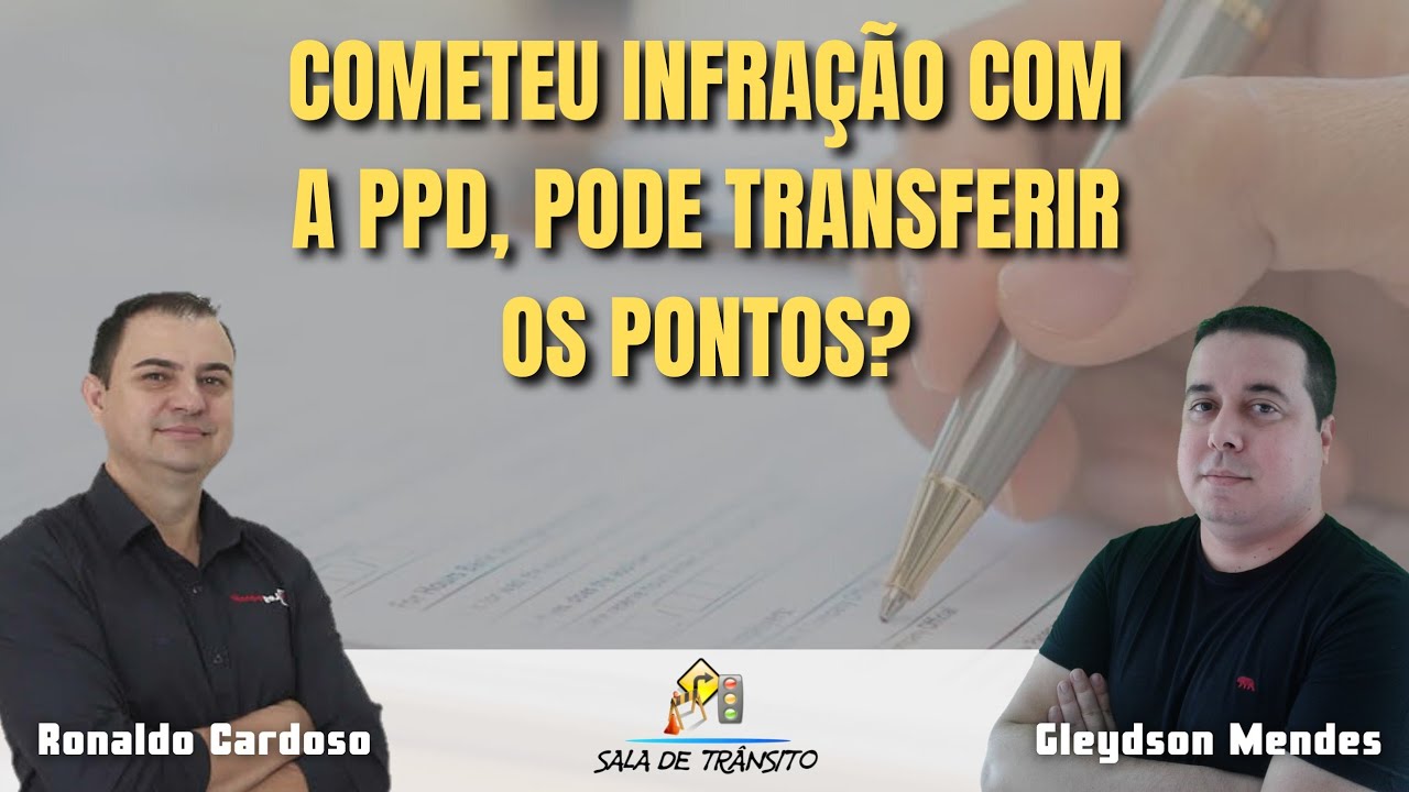 Cometeu infração com a PPD, pode transferir os pontos?
