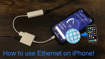 How to use an iPhone with Ethernet