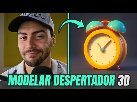 Como MODELAR um Relogio despertador 3D | Tutorial Cinema 4D
