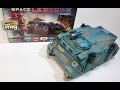 Painting a Ultramarine Rhino / Warhammer 40K