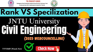 TSPGECET 2025 RANK Analysis for Civil Engineering Department #jntu #tspgecet2025 #osmaniauniversity