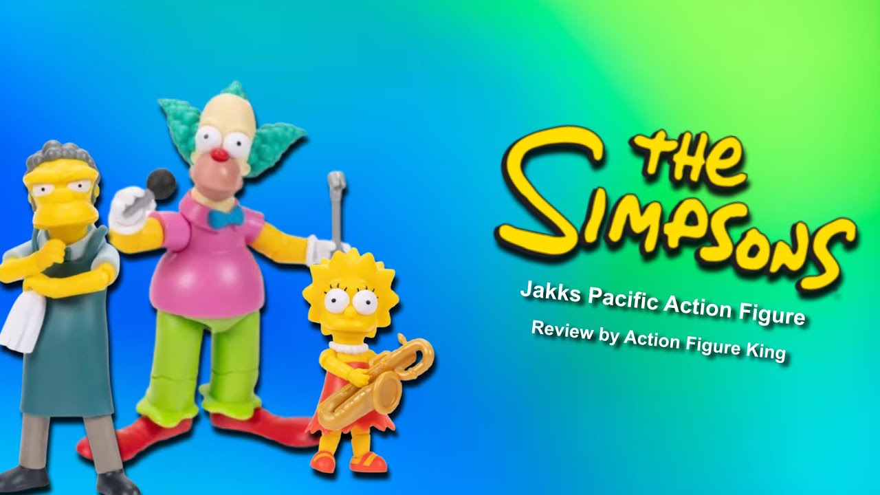 Jakks Pacific Simpsons Wave 2 Action Figures (Review by Action