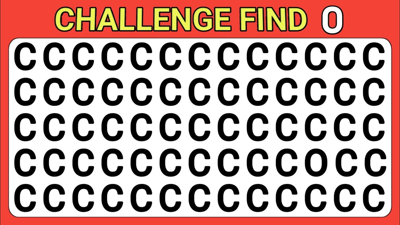 FIND THE ODD ONE OUT | NUMBER AND LETTER QUIZ | ODDITY SPOTTING - YouTube