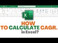 Calculate CAGR in Excel [THE SIMPLEST FORMULA METHOD]