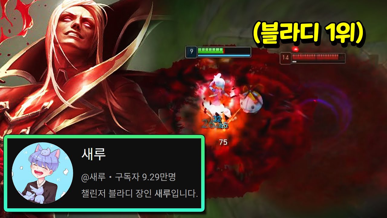 전세계 블라디 1위, 새루가 알려주는 