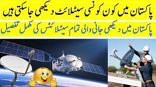 satellite receivable in Pakistan || Pakistan Satellite List A Definitive Guide 2021 ||