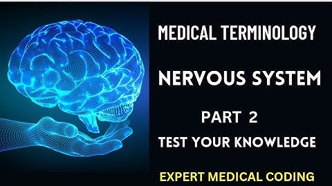 Medical coding for beginners|Nervous system question and answers part 2| #medicalcoding #viral #test