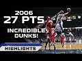 Vince Carter Dunks All Over The Atlanta Hawks - JOSH SMITH POSTER! (04.04.2006)