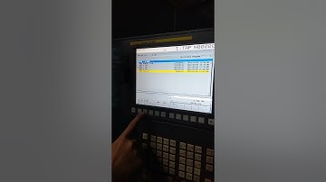 เอาโปรแกรมลงเครื่องCNC ,FANUC