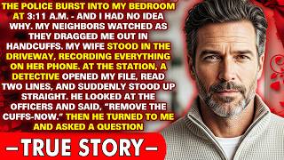 She Filmed My Arrest At 3AM. The Detective Opened My File And Said Remove The Cuffs Immediately