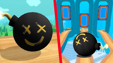 Going Balls (BOMBA BALL RUN LEVELS) - SpeedRun Gameplay on iOS Android