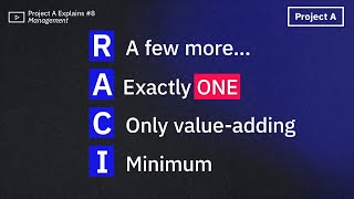 RACI Matrix: 4 rules you have to follow | Project Management