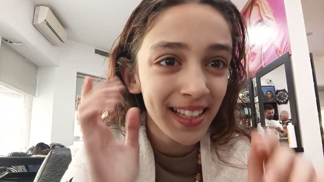 شوف يومياتنا قبل العيد بيوم رحنا على صالون و عملنا شعرنا👒👒